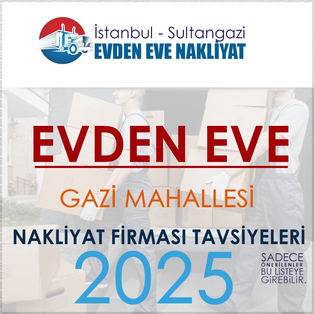 Gazi Mahallesi Evden Eve Nakliyat Firmaları