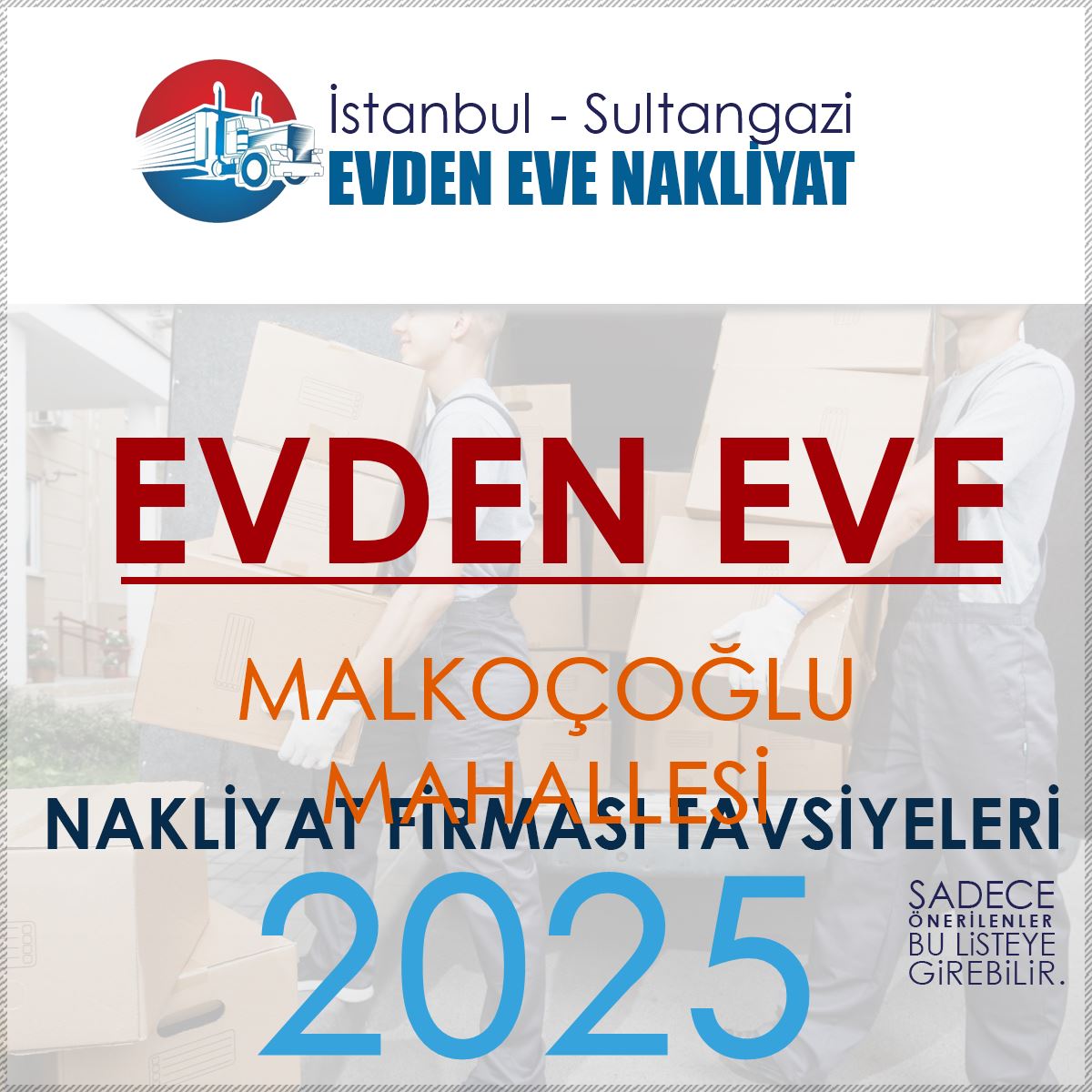 Malkoçoğlu Evden Eve Nakliyat Firmaları